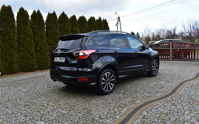 Ford Kuga cena 73500 przebieg: 118357, rok produkcji 2018 z Stoczek Łukowski małe 781